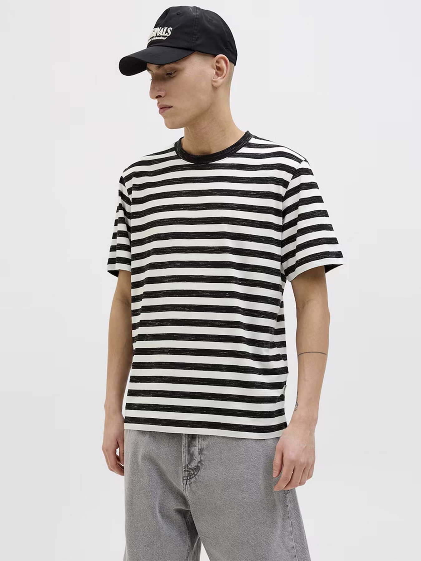 Футболка JACK & JONES модель 12273164_Black CLOUD DANCER Фото