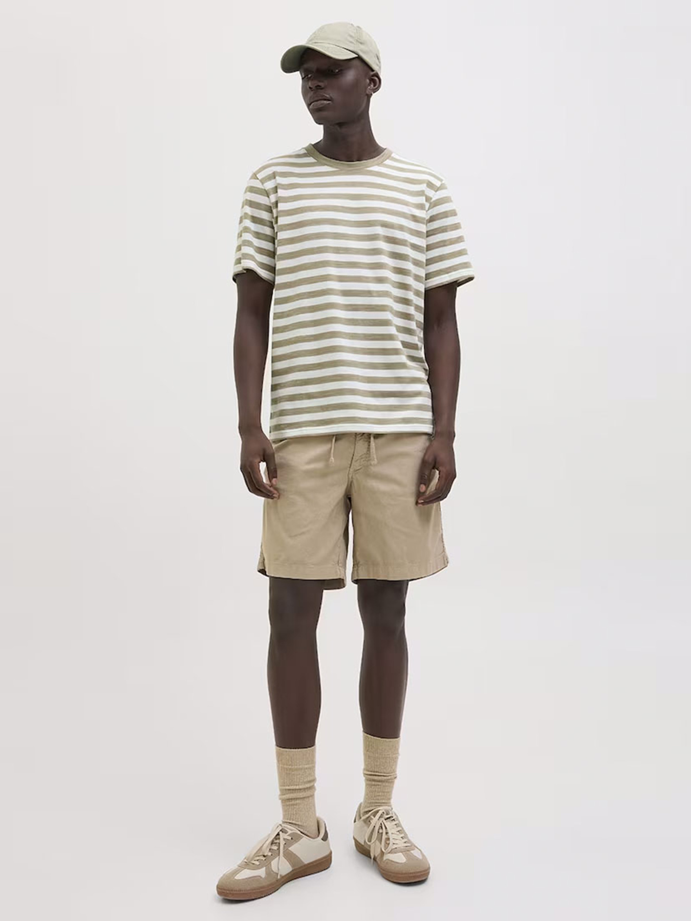 Футболка JACK & JONES модель 12273164_Silver Sage CLOUD DANCER Фото