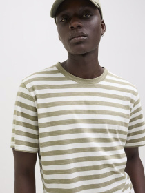 Футболка JACK & JONES модель 12273164_Silver Sage CLOUD DANCER Фото