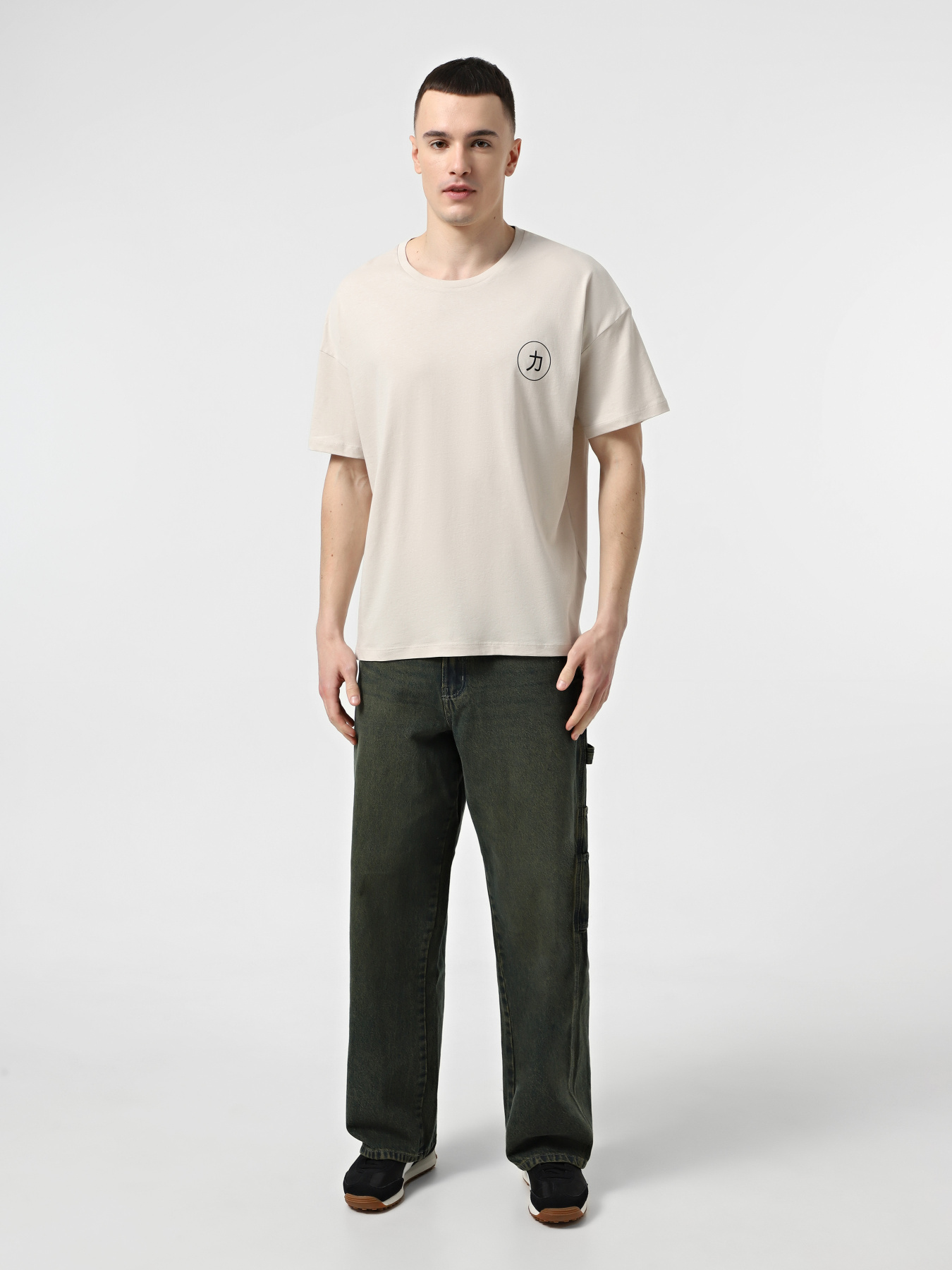 Футболка JACK & JONES модель 12273504_Moonbeam Футболка JACK & JONES модель 12273504_Moonbeam Фото