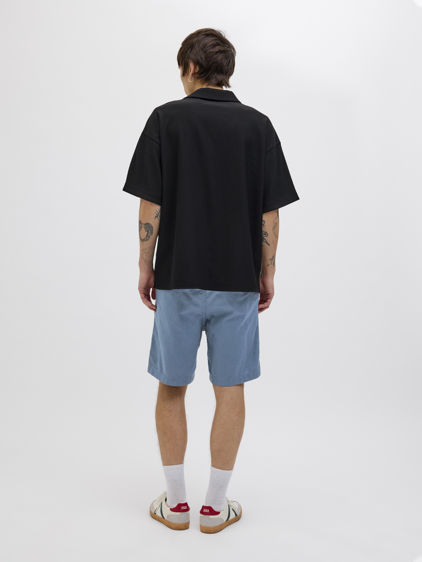 Повседневные шорты JACK & JONES модель 12274968_Blue Mirage Повседневные шорты JACK & JONES модель 12274968_Blue Mirage Фото