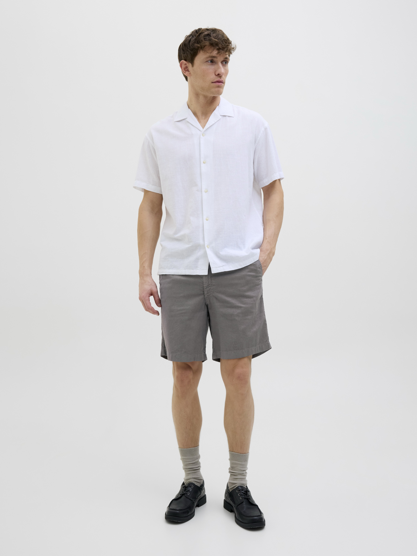 Повседневные шорты JACK & JONES модель 12274968_Castlerock Фото