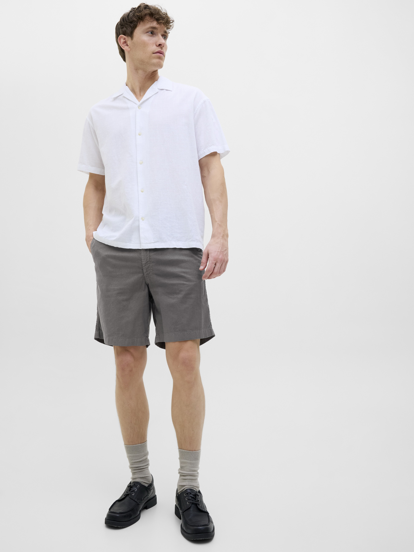 Повседневные шорты JACK & JONES модель 12274968_Castlerock Фото