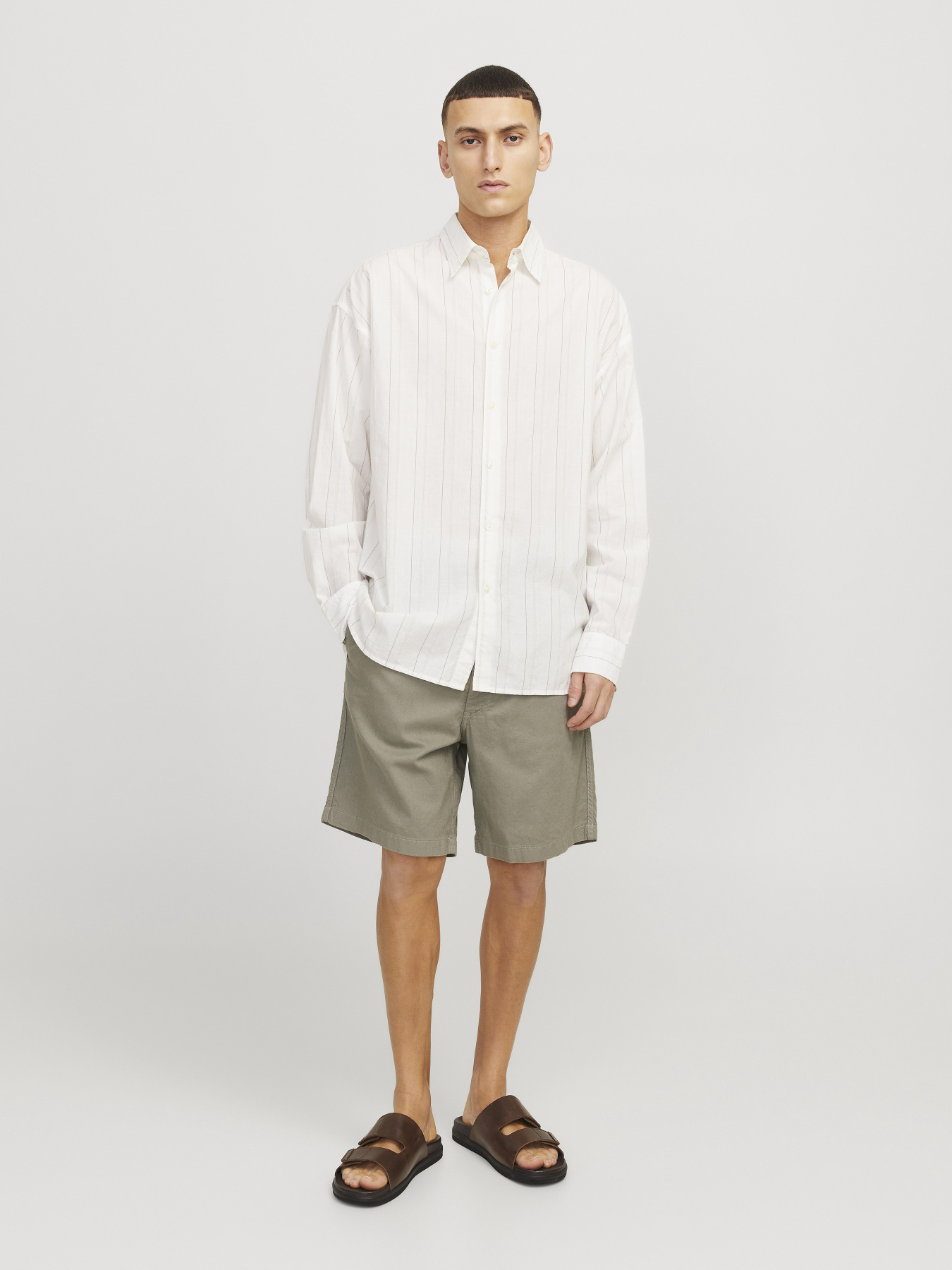 Шорты JACK & JONES модель 12274968_Dusty Olive Фото