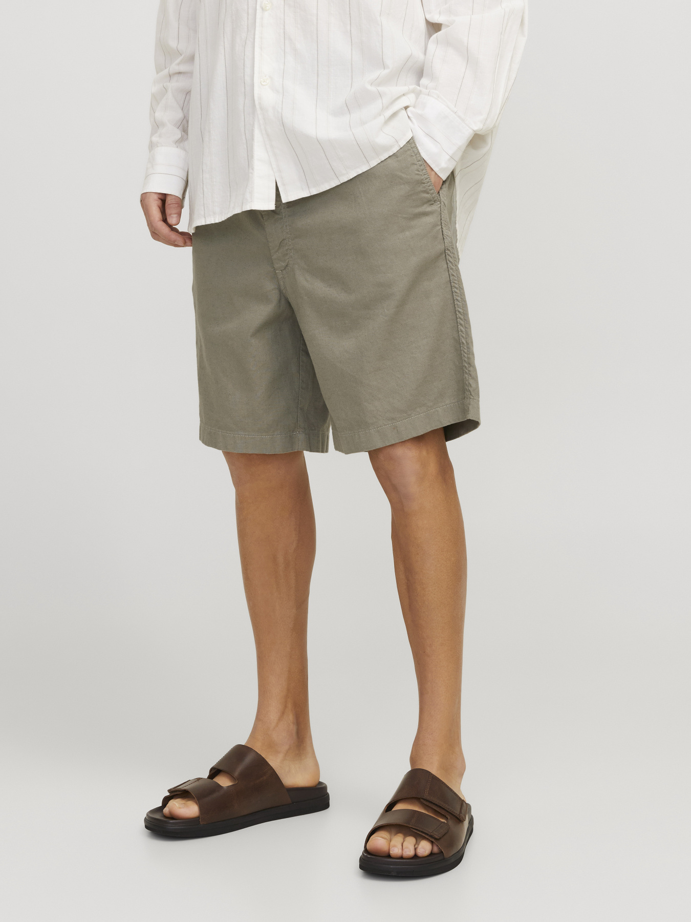 Повседневные шорты JACK & JONES модель 12274968_Dusty Olive Фото