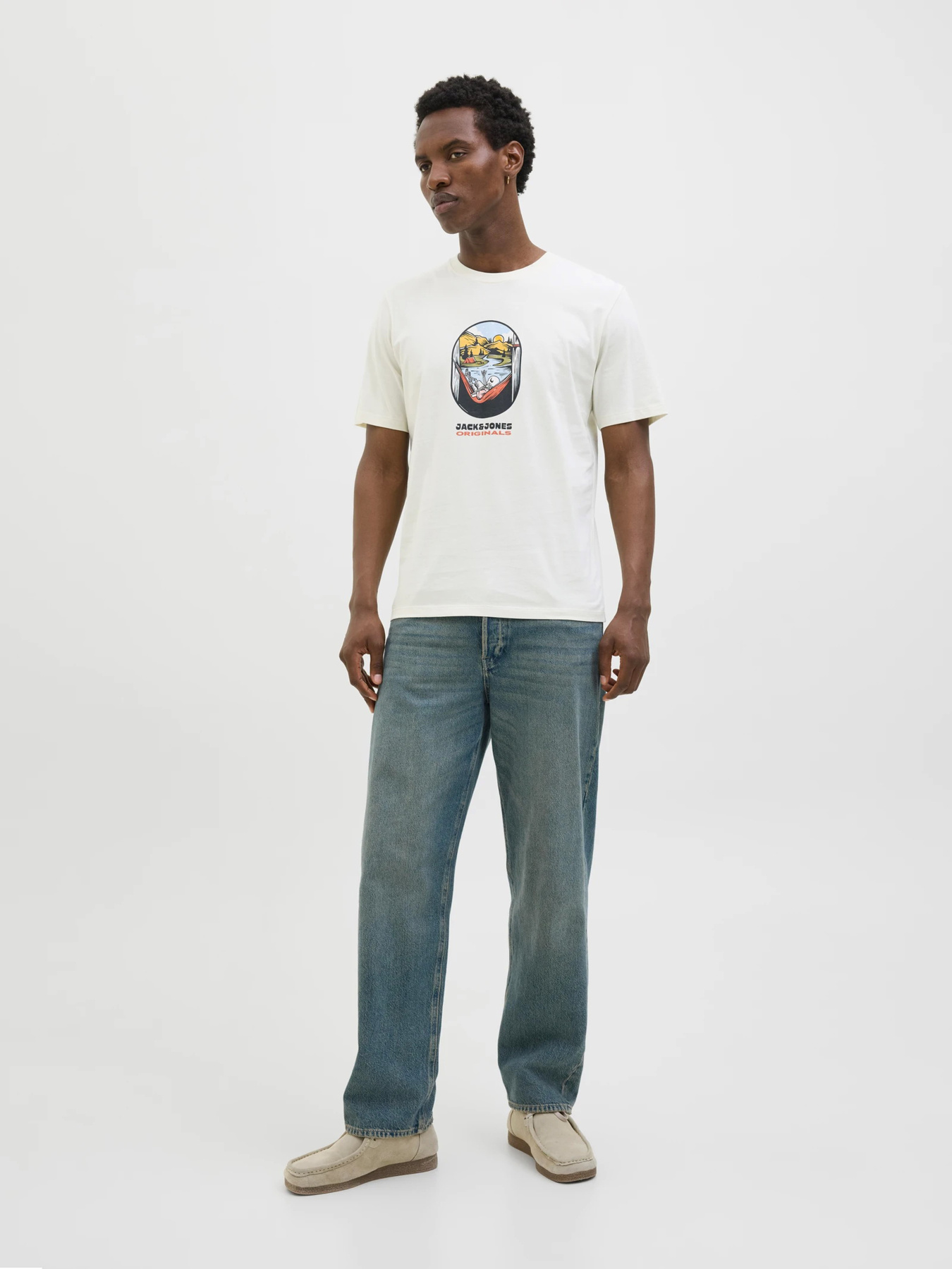 Футболка JACK & JONES модель 12276247_Antique White Фото