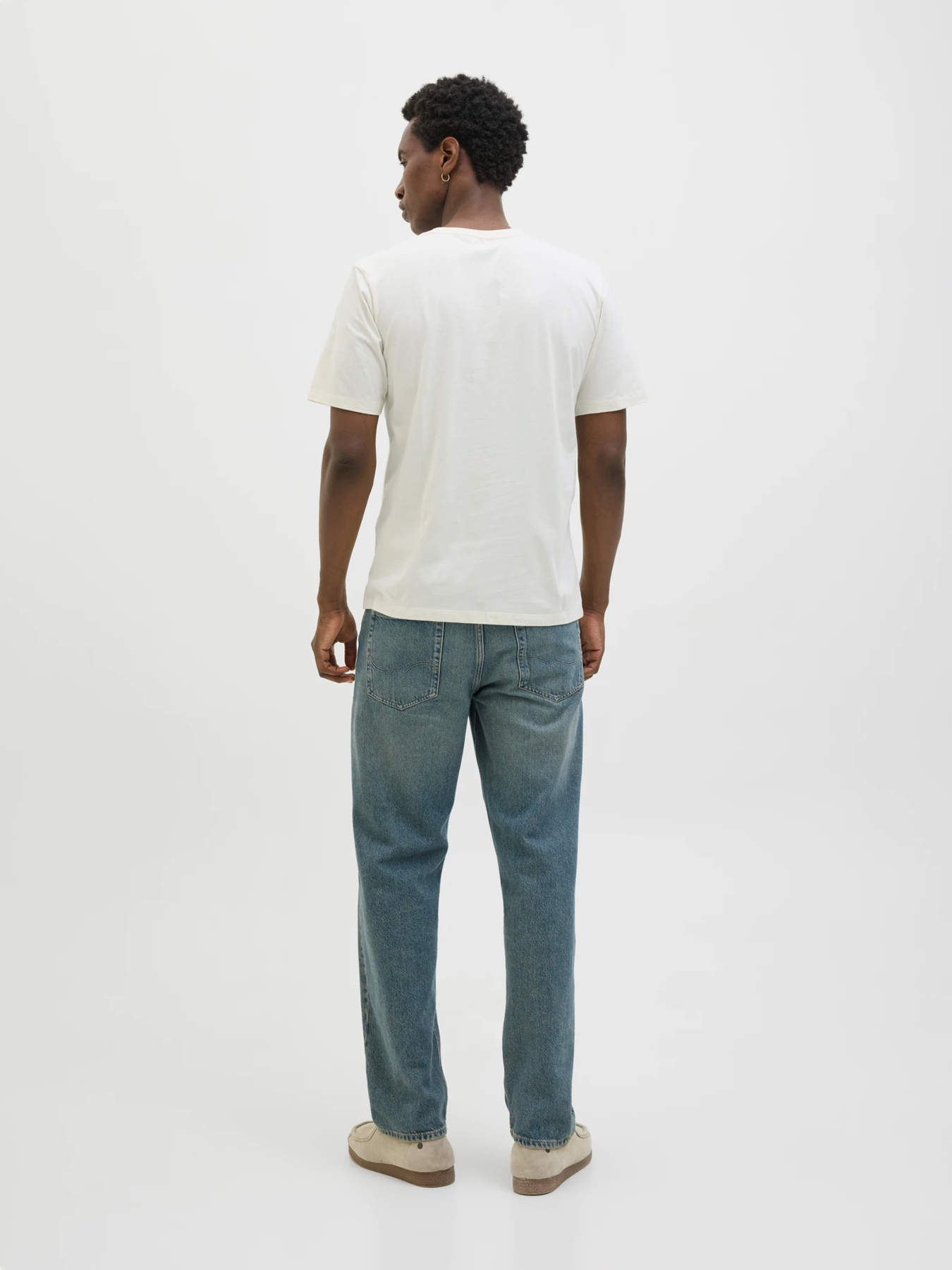 Футболка JACK & JONES модель 12276247_Antique White Футболка JACK & JONES модель 12276247_Antique White Фото