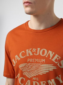 Футболка JACK & JONES модель 12276650_Bombay Brown Фото