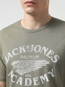 Футболка JACK & JONES модель 12276650_Vetiver Футболка JACK & JONES модель 12276650_Vetiver Фото
