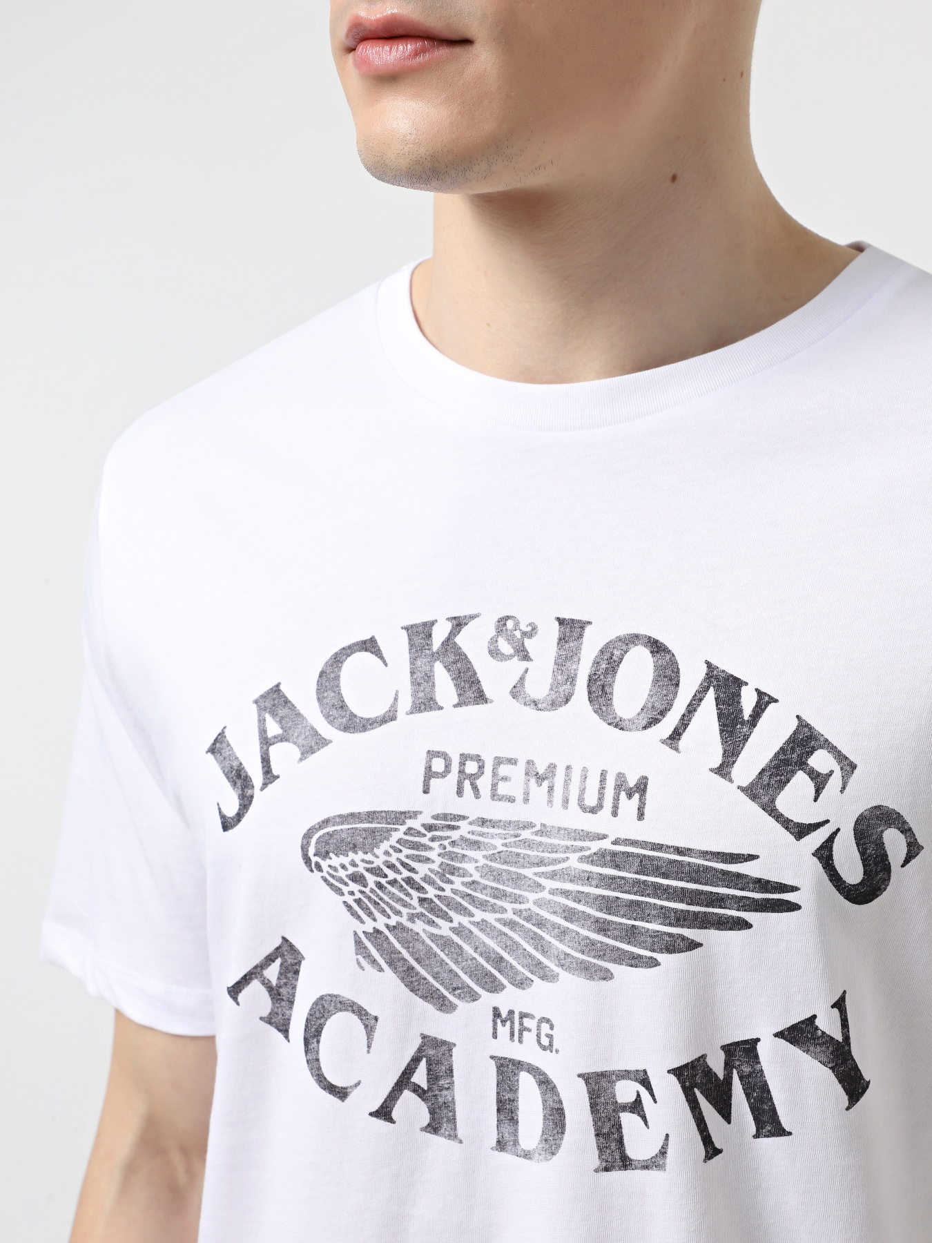 Футболка JACK & JONES модель 12276650_White Фото