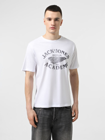 Футболка JACK & JONES Модель 12276650_White Фото