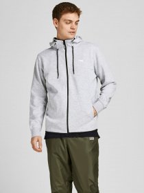 Кофта JACK & JONES модель 12204926_Light Grey Melange Фото