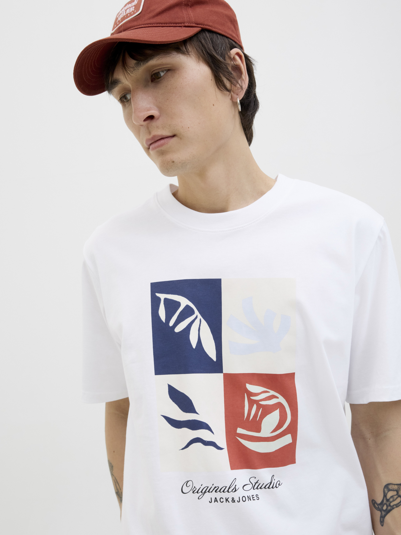 Футболка JACK & JONES модель 12277220_Bright White Фото