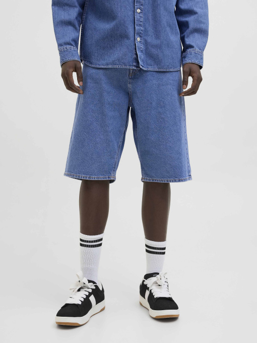 Шорты джинсовые JACK & JONES модель 12278463_Blue Denim SQ 731 Фото