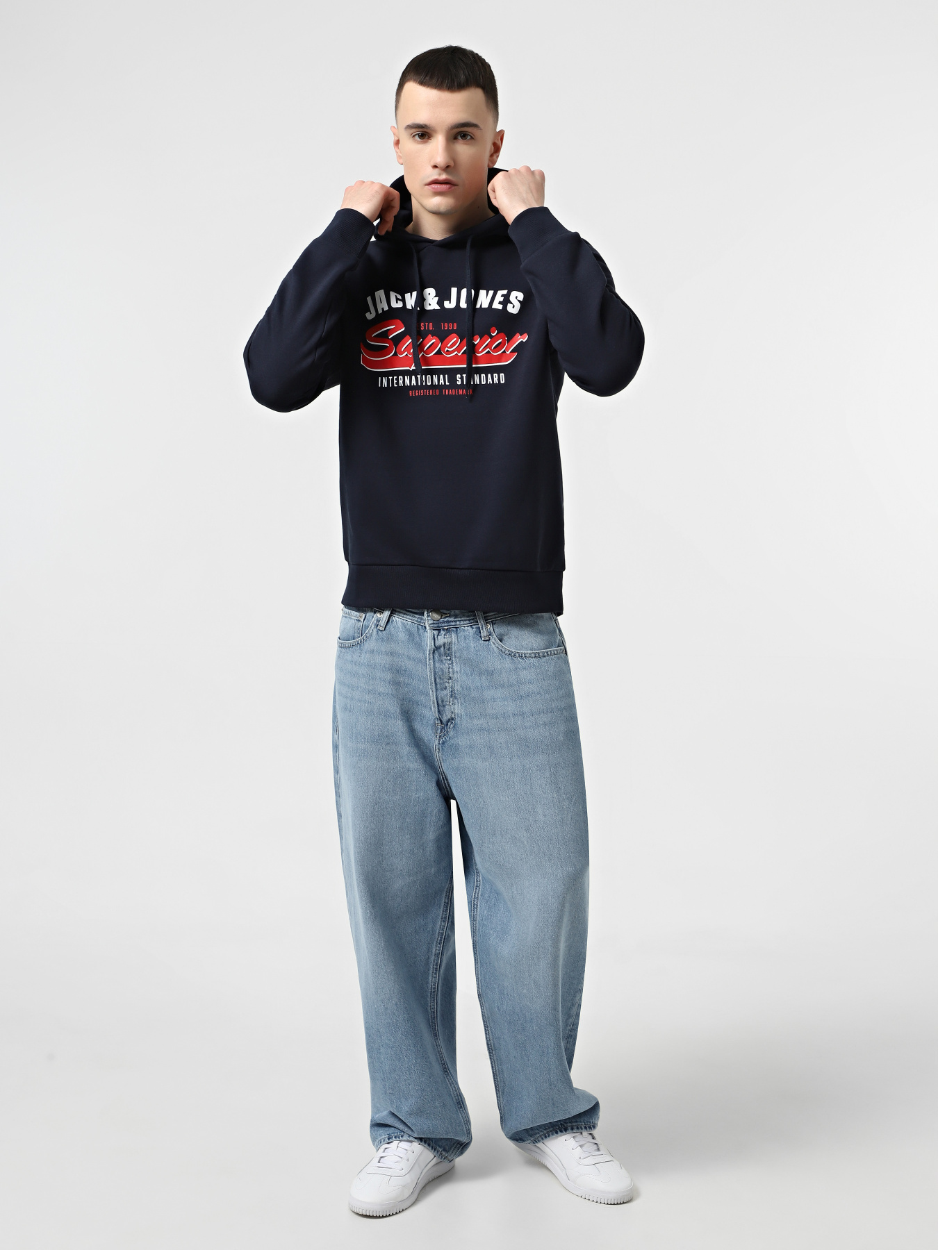Худі JACK & JONES модель 12255617_Sky Captain Фото