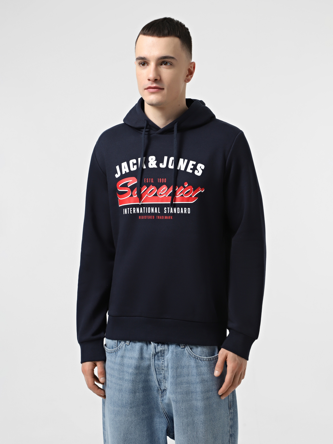 Худі JACK & JONES модель 12255617_Sky Captain Фото