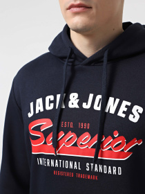 Худі JACK & JONES модель 12255617_Sky Captain Фото