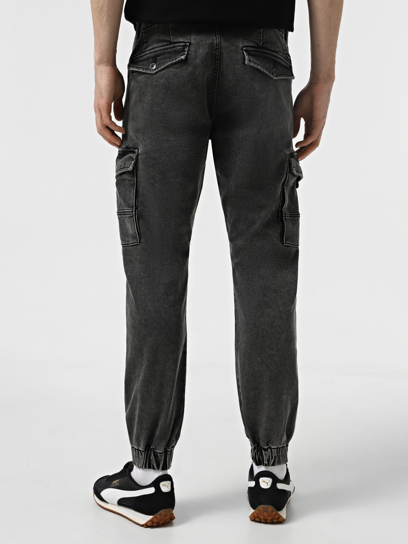 Завужені джинси JACK & JONES модель 12269597_Black Denim MF 002 Завужені джинси JACK & JONES модель 12269597_Black Denim MF 002 Фото