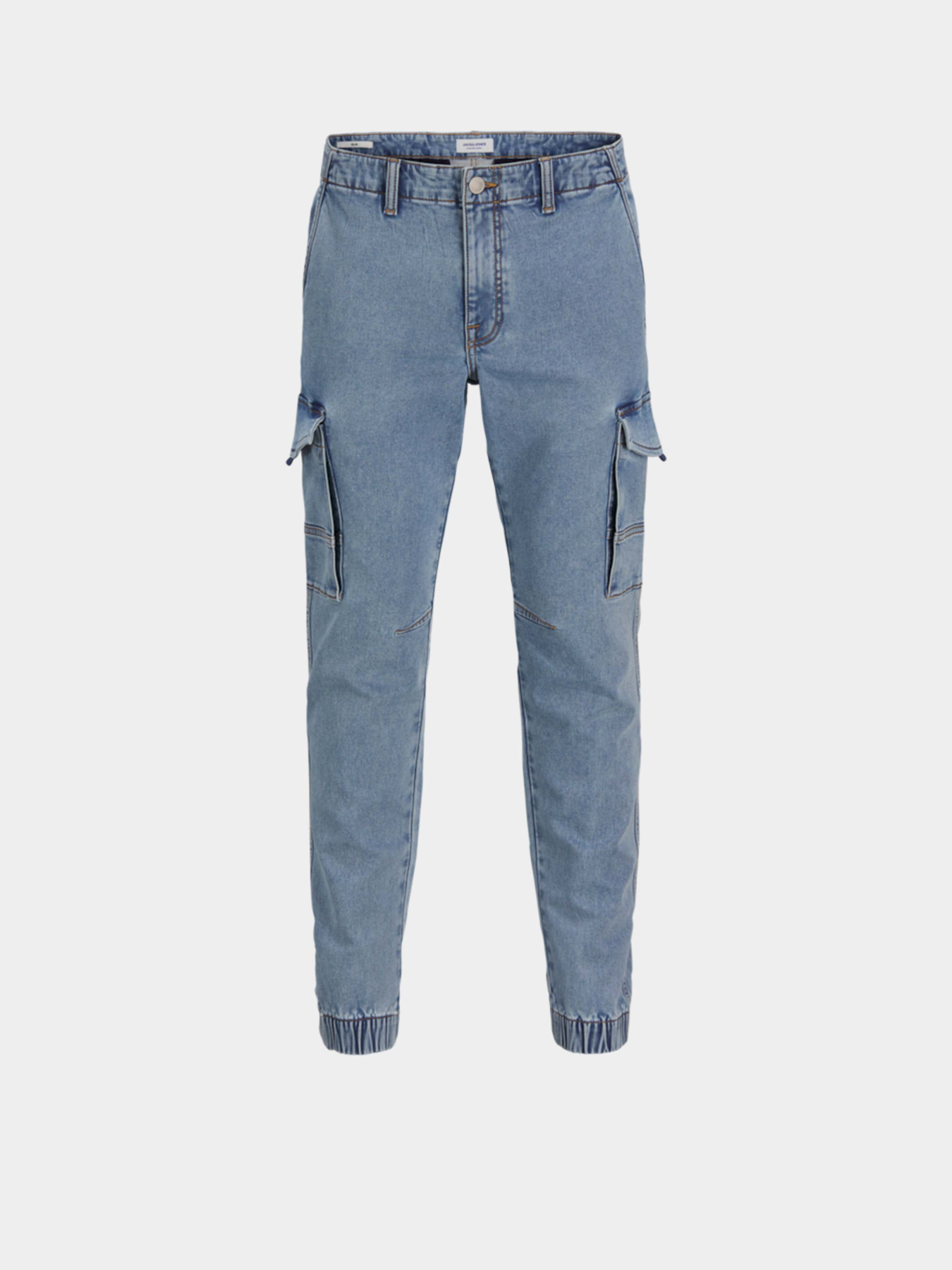 Завужені джинси JACK & JONES модель 12269597_Blue Denim MF 001 Завужені джинси JACK & JONES модель 12269597_Blue Denim MF 001 Фото