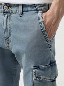 Завужені джинси JACK & JONES модель 12269597_Blue Denim MF 001 Завужені джинси JACK & JONES модель 12269597_Blue Denim MF 001 Фото