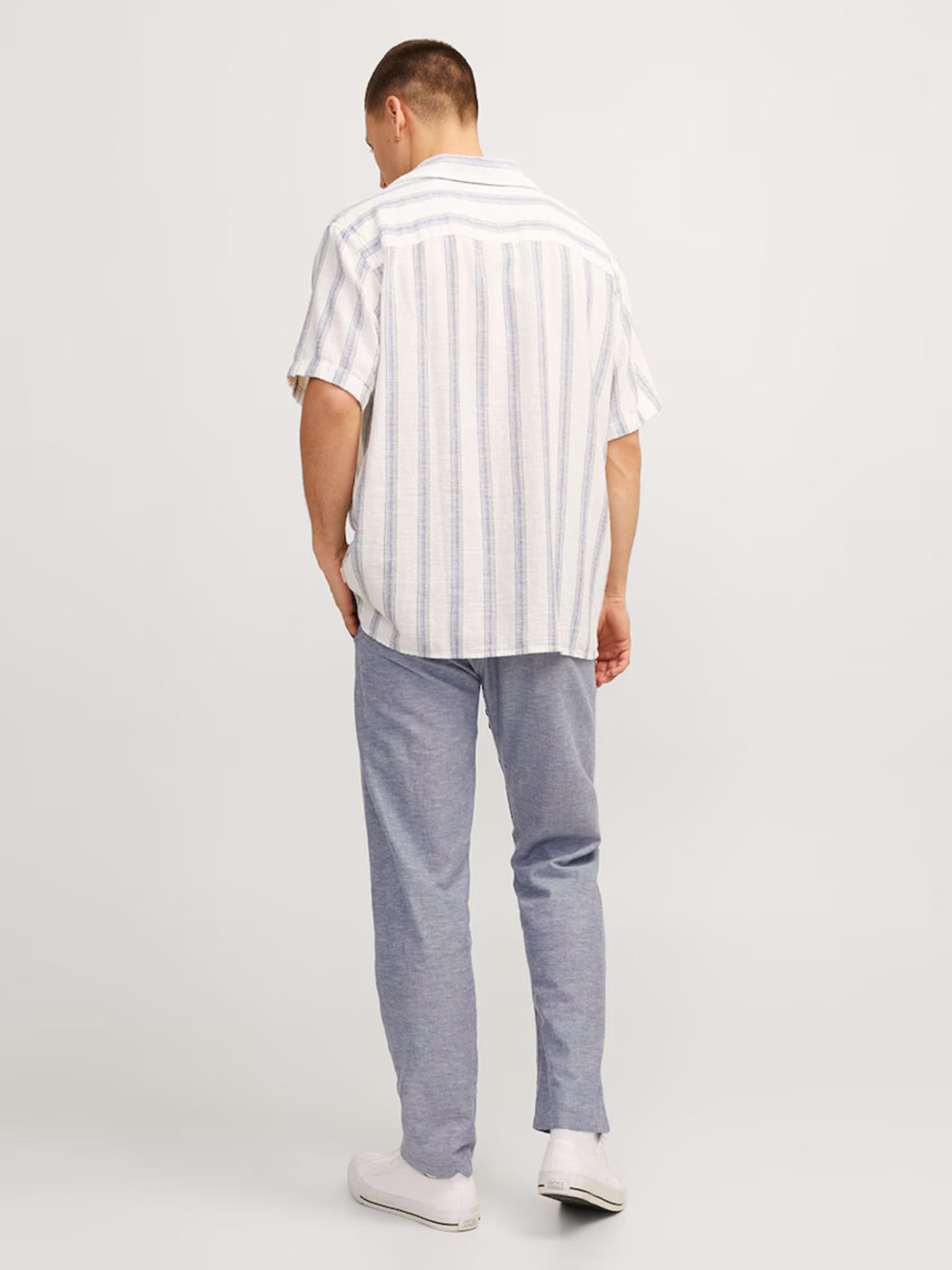 Штани повсякденні JACK & JONES модель 12248606_Faded Denim MELANGE Фото