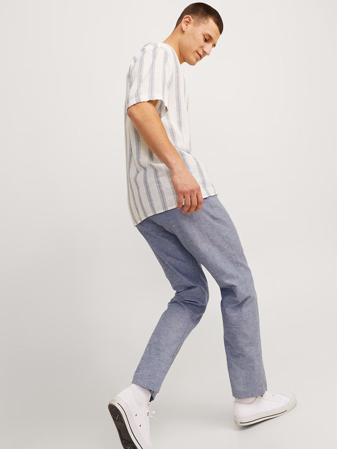 Повсякденні штани JACK & JONES модель 12248606_Faded Denim MELANGE Фото