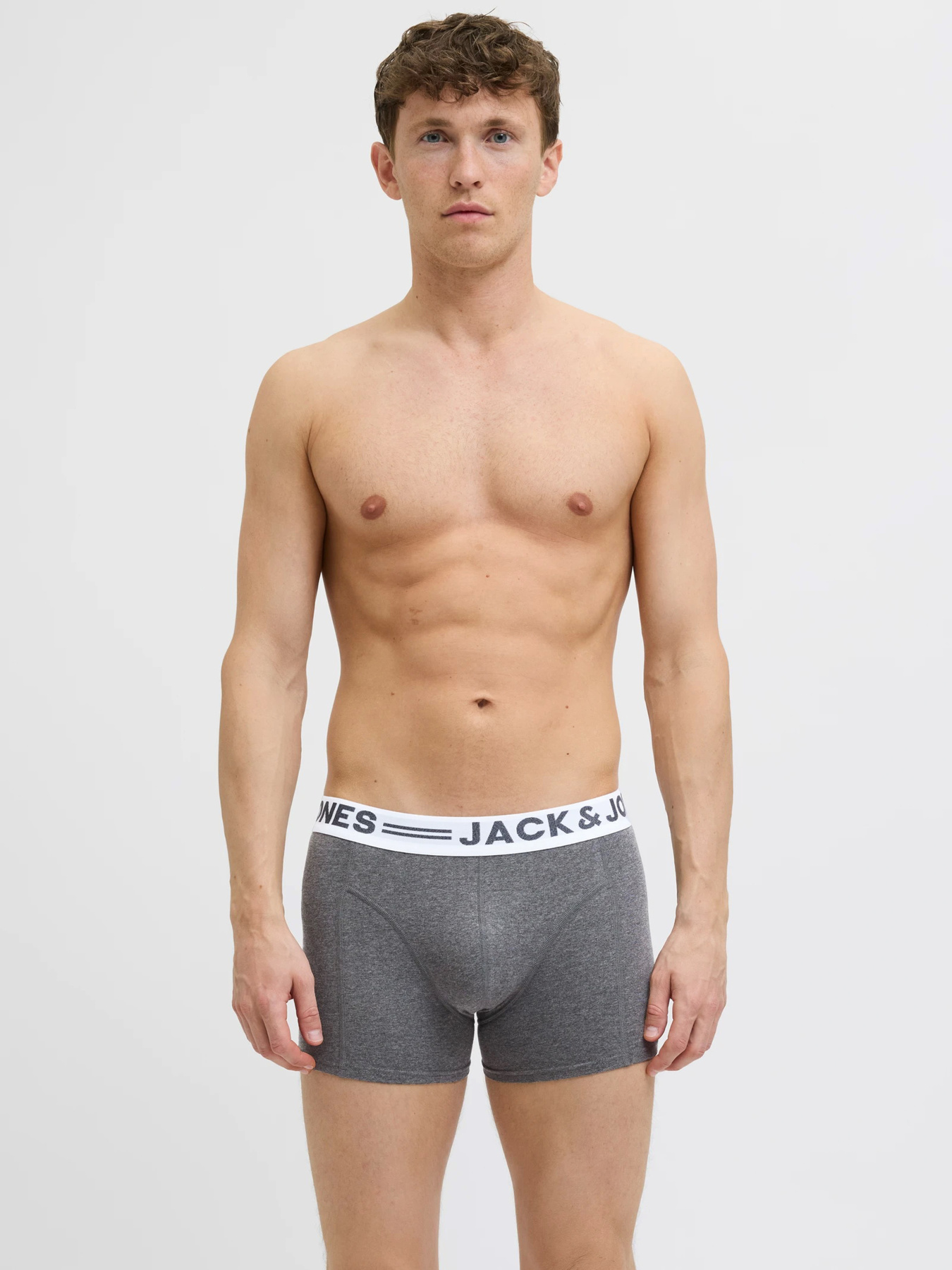 Набір трусів JACK & JONES модель 12081832_Dark Grey Melange Ocean Ca Фото