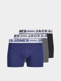 Набір трусів JACK & JONES модель 12081832_Dark Grey Melange Ocean Ca Фото