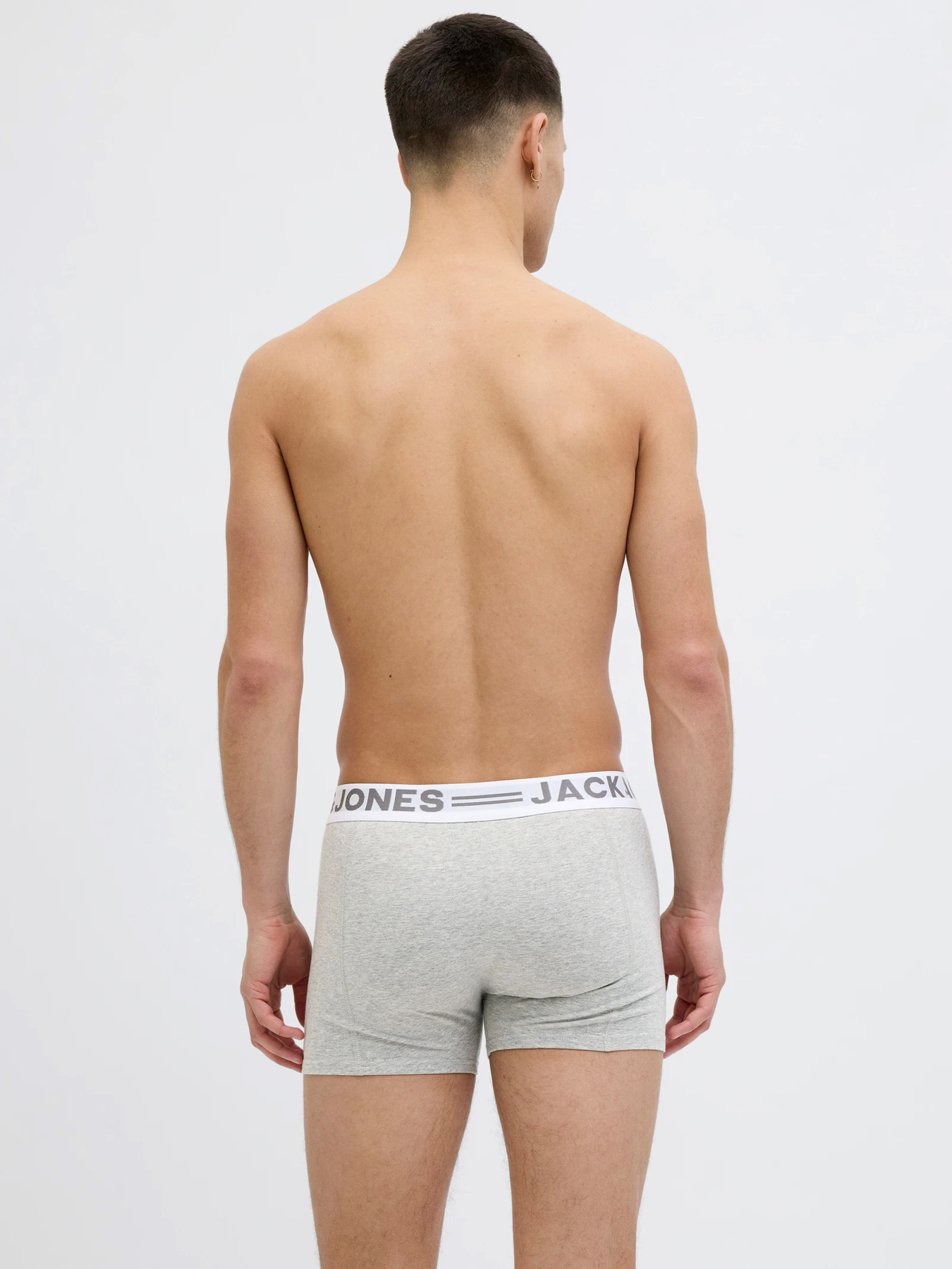 Набор трусов JACK & JONES модель 12081832_Light Grey Melange Dress B Фото