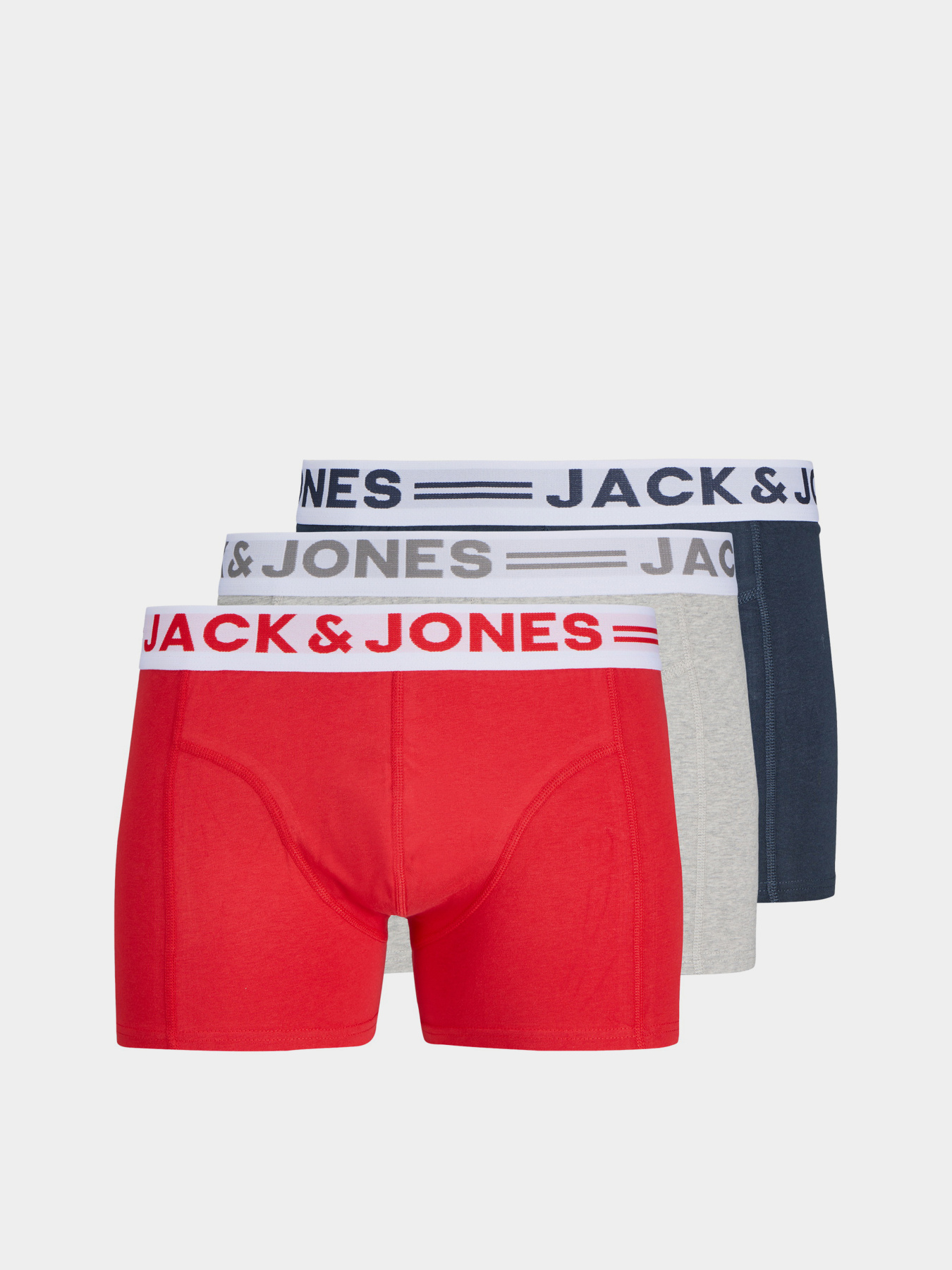 Набір трусів JACK & JONES модель 12081832_Light Grey Melange Dress B Фото