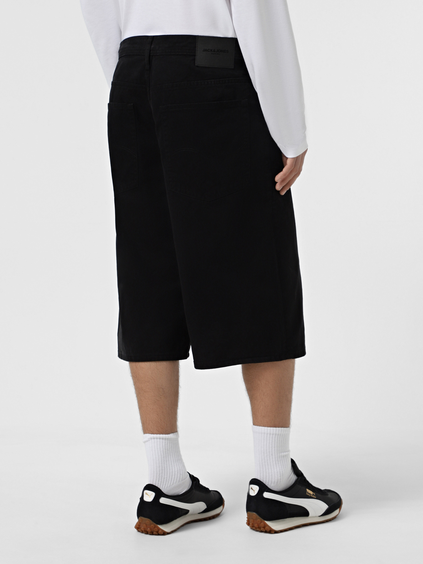 Повсякденні шорти JACK & JONES модель 12277167_Black Фото