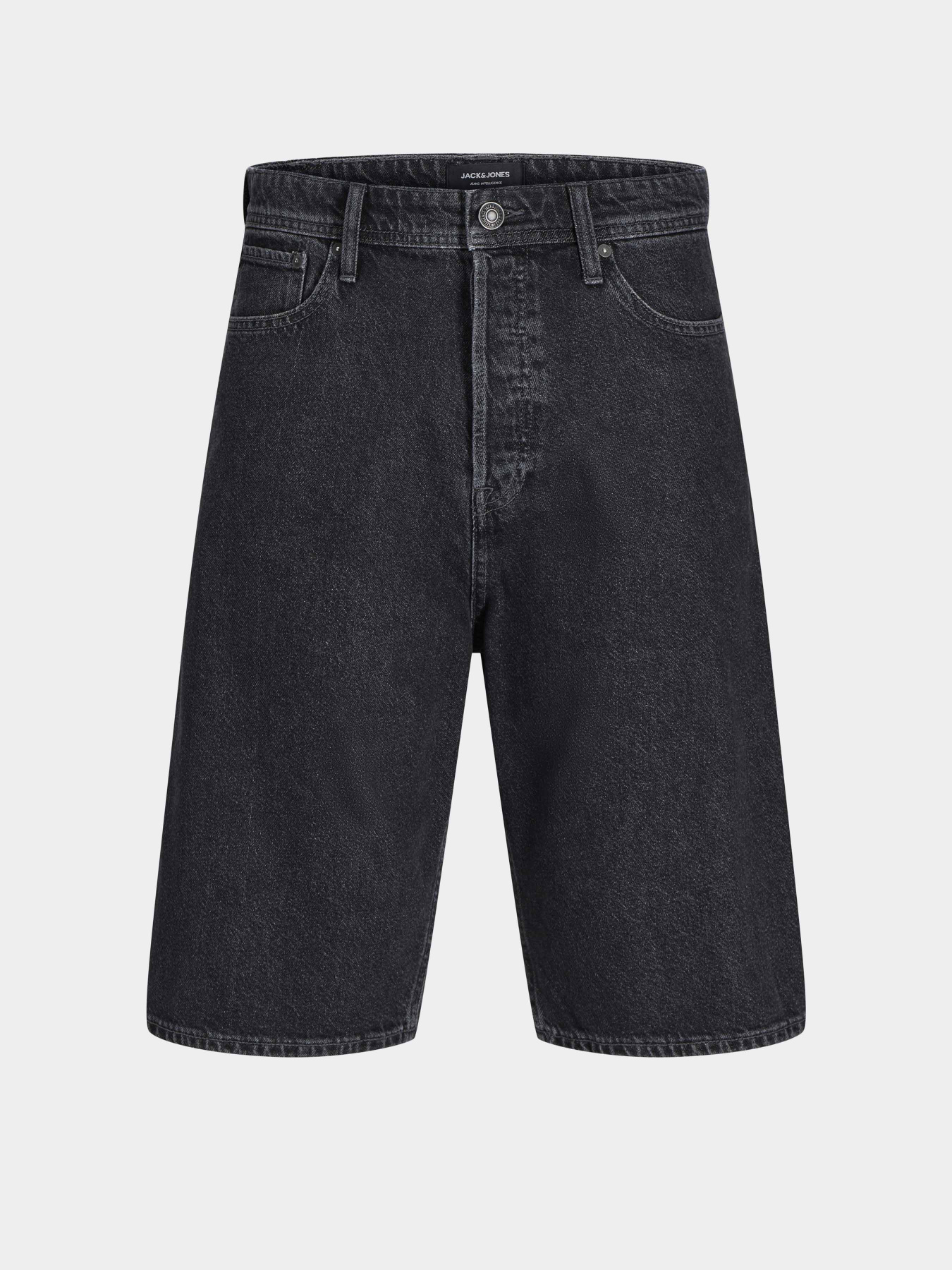 Шорты джинсовые JACK & JONES модель 12278463_Black Denim SQ 737 Фото