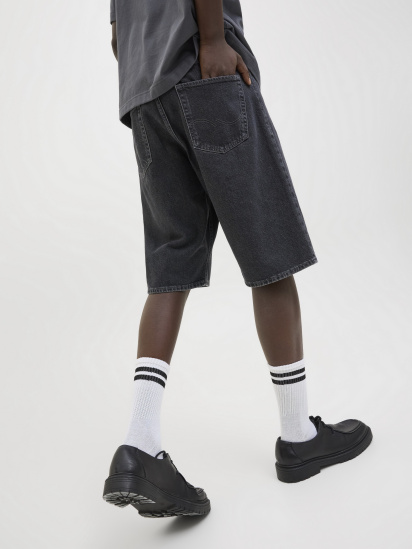 Шорти джинсові JACK & JONES модель 12278463_Black Denim SQ 737 — фото 3 - INTERTOP
