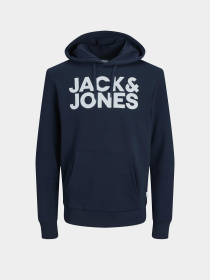 Худи JACK & JONES модель 12152840_Navy Blazer Reg /Large Pri Фото