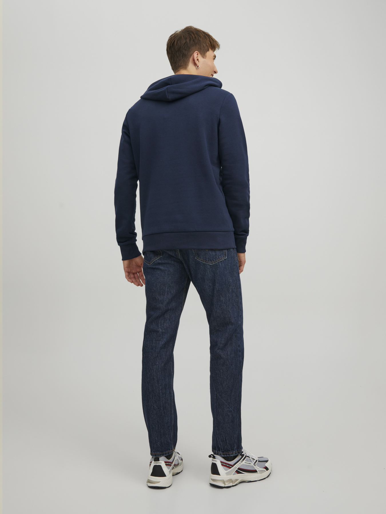 Худі та світшоти JACK & JONES CORP LOGO SWEAT HOOD модель 12152840_Navy Blazer Reg /Large Pri Фото