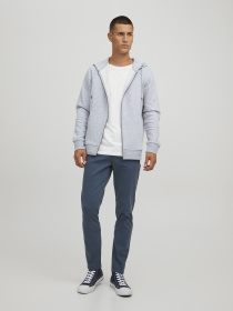 Кофта JACK & JONES модель 12249342_Light Grey Melange Фото