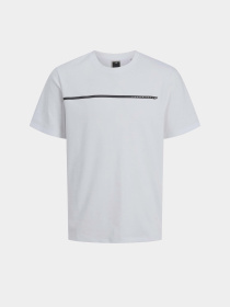 Футболка JACK & JONES модель 12273120_Bright White Футболка JACK & JONES модель 12273120_Bright White Фото