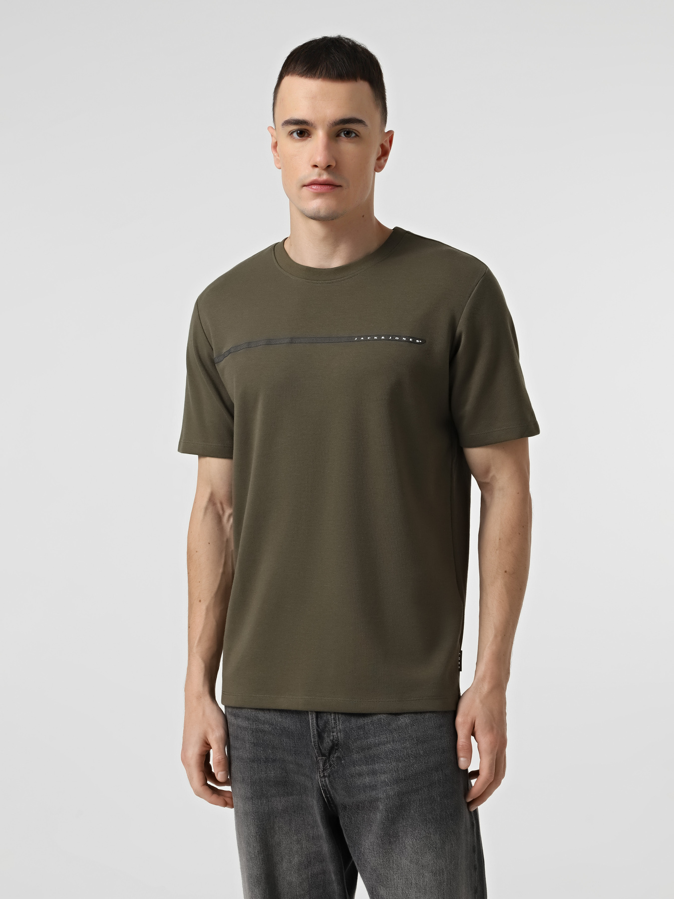 Футболки и поло JACK & JONES FUSION FULL BRANDING TEE модель 12273120_Grape Leaf Футболки и поло JACK & JONES FUSION FULL BRANDING TEE модель 12273120_Grape Leaf Фото