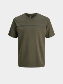 Футболки и поло JACK & JONES FUSION FULL BRANDING TEE модель 12273120_Grape Leaf Фото