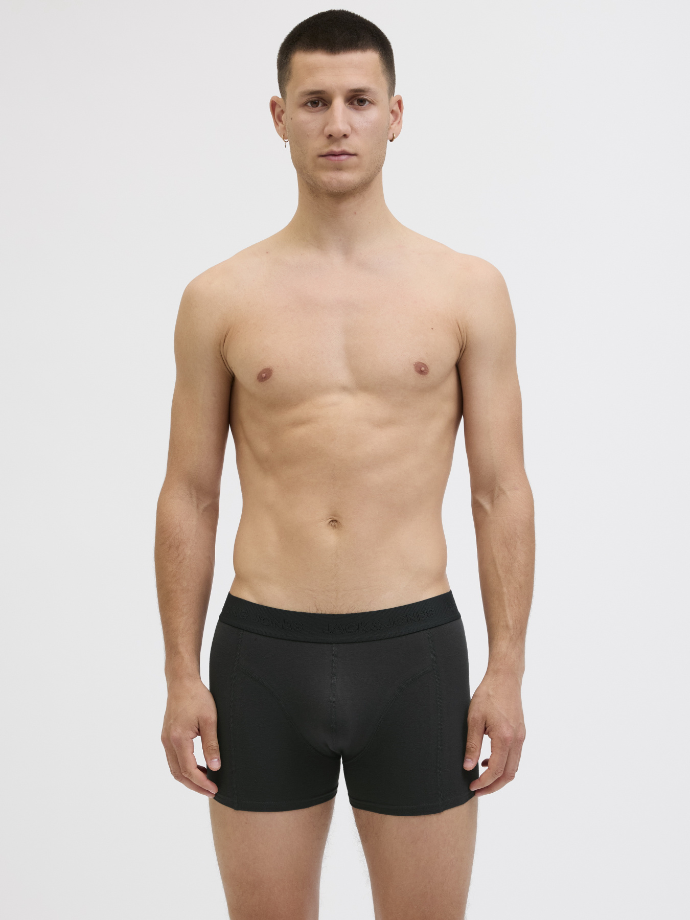 Набор трусов JACK & JONES модель 12275575_Black Dark grey - Light gr Фото