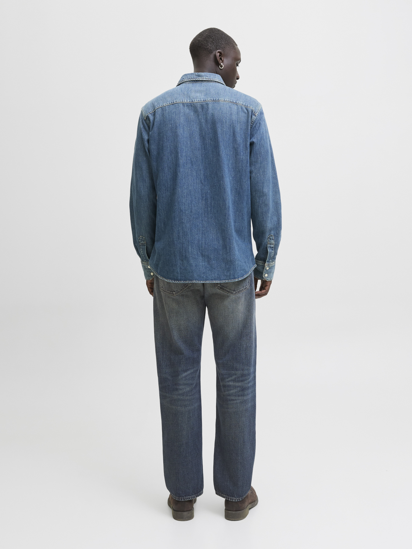 Прямые джинсы JACK & JONES модель 12278173_Blue Denim Фото