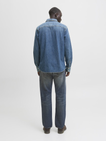 Прямые джинсы JACK & JONES модель 12278173_Blue Denim Фото