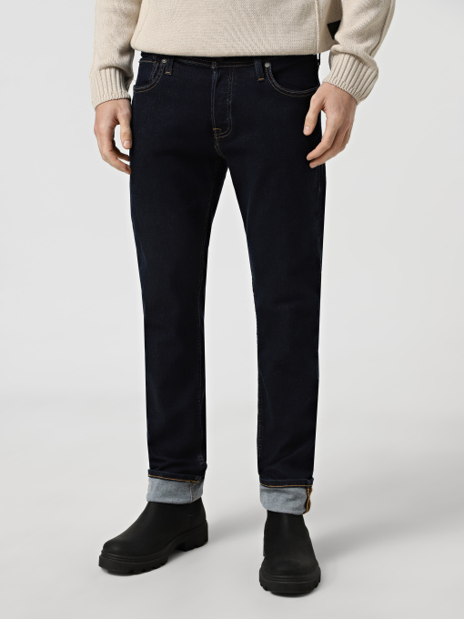 Зауженные джинсы JACK & JONES модель 12278478_Blue Denim Фото