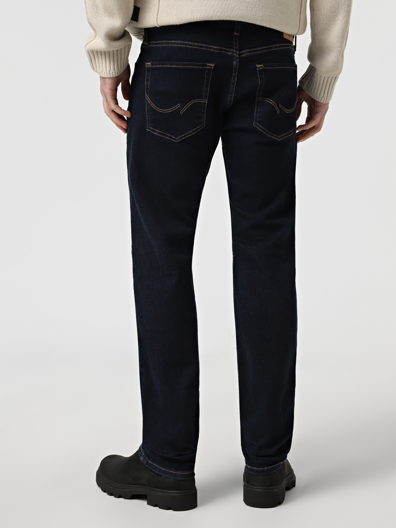 Зауженные джинсы JACK & JONES модель 12278478_Blue Denim Фото