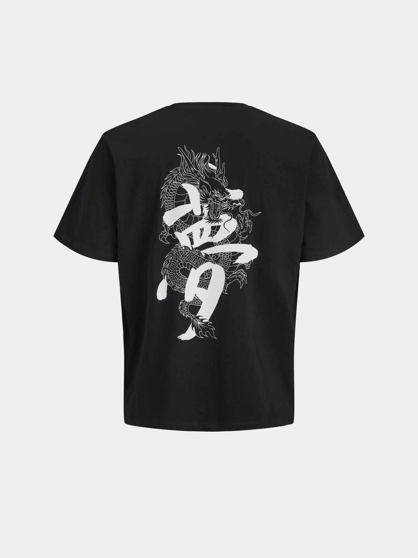 Футболка JACK & JONES модель 12278533_Black w. print from white Фото