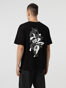 Футболка JACK & JONES модель 12278533_Black w. print from white Фото