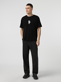 Футболка JACK & JONES модель 12278533_Black w. print from white Фото