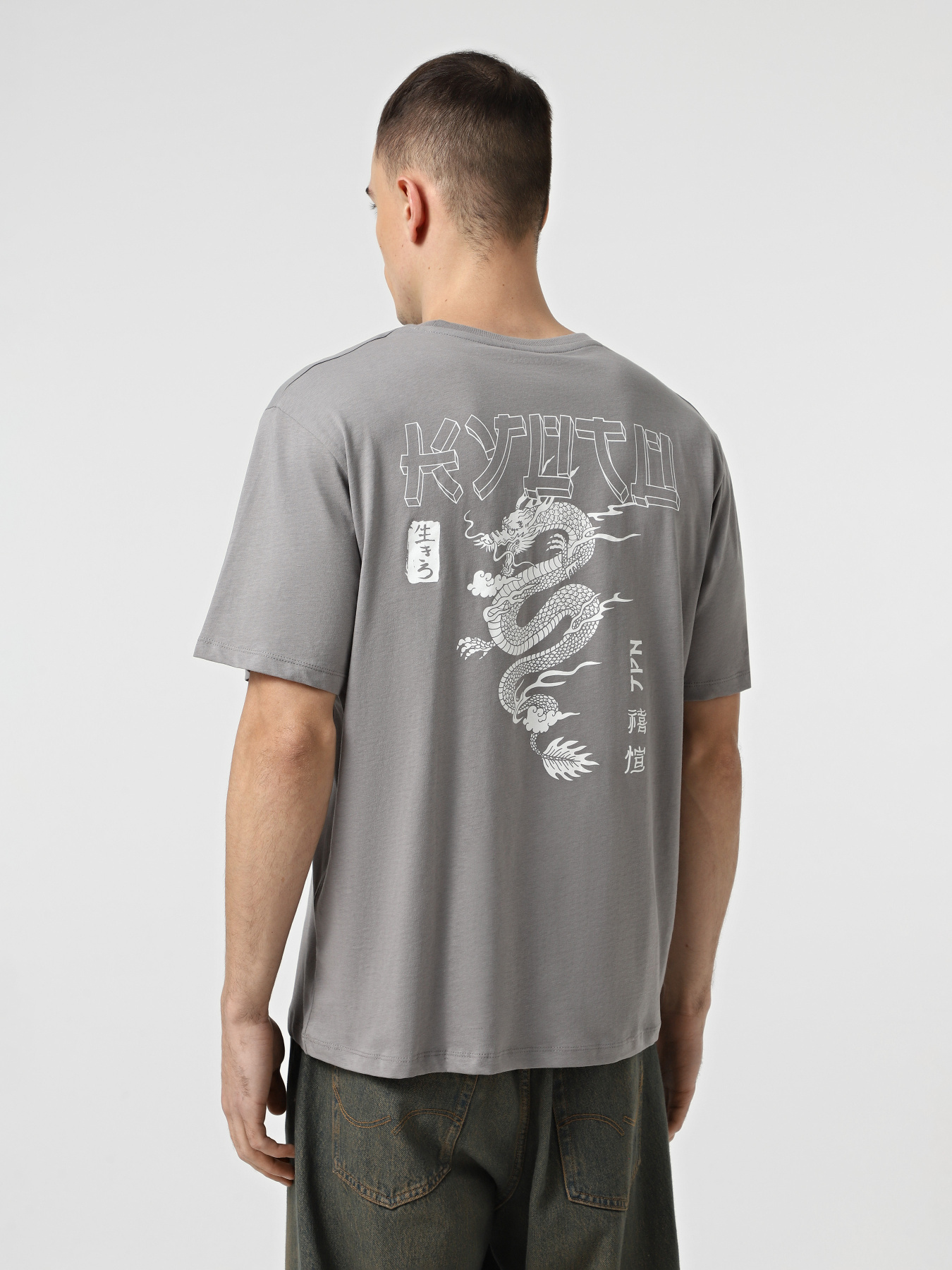 Футболка JACK & JONES модель 12278533_Ultimate Grey Фото