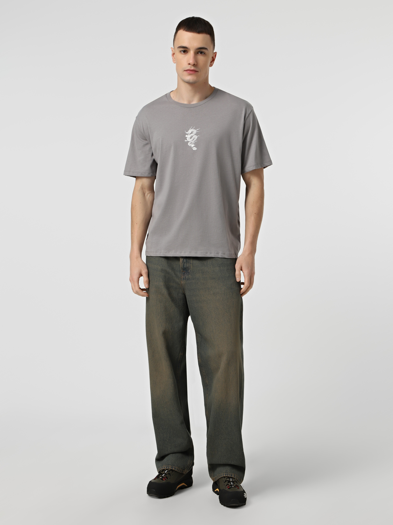 Футболка JACK & JONES модель 12278533_Ultimate Grey Фото