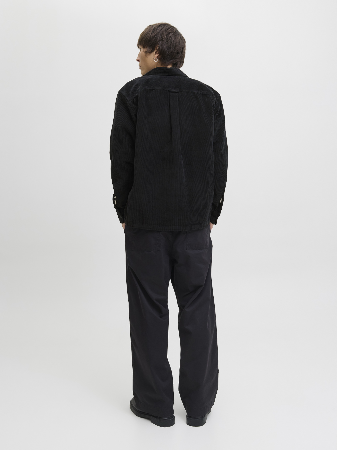 Рубашки JACK & JONES PERFECT CORDUROY OVERSHIRT модель 12278825_Black Фото
